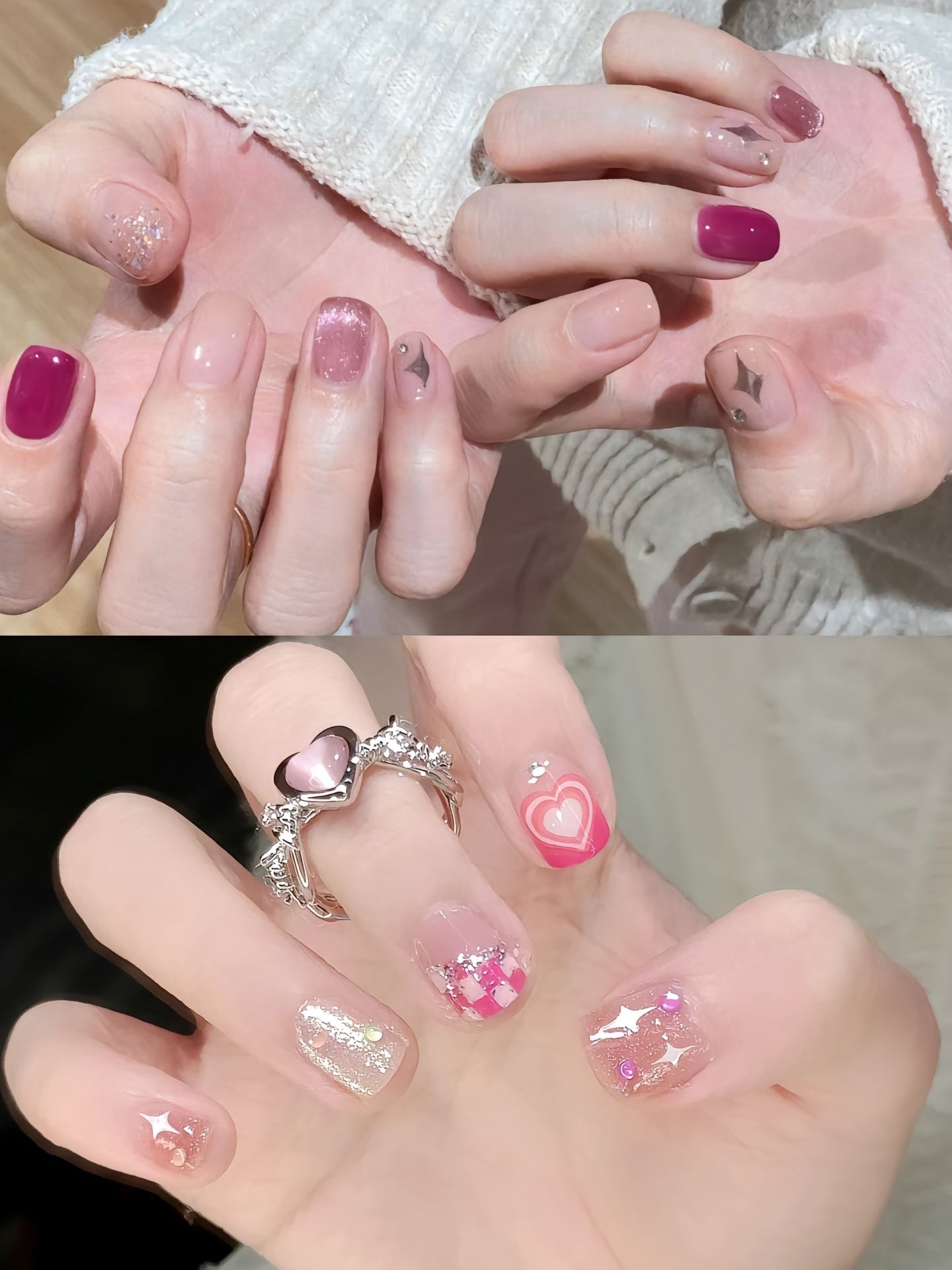 “Đốn Tim” Với 50+ Mẫu Nail Thạch Hồng Cho Các Nàng Thơ