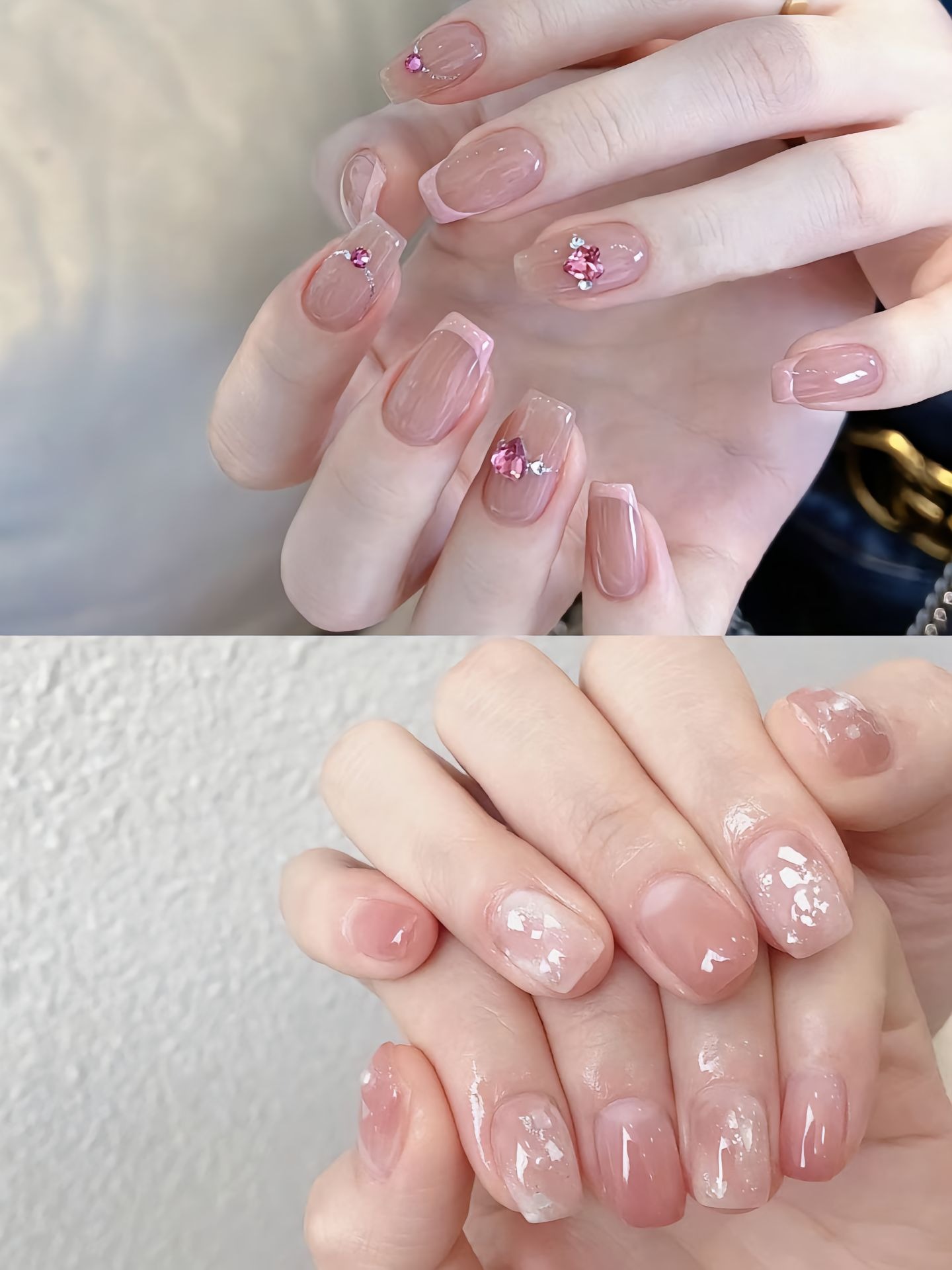 “Đốn Tim” Với 50+ Mẫu Nail Thạch Hồng Cho Các Nàng Thơ