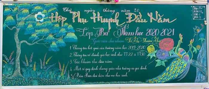 Danh Sách 100+ Mẫu Trang Trí Bảng Họp Phụ Huynh Đẹp