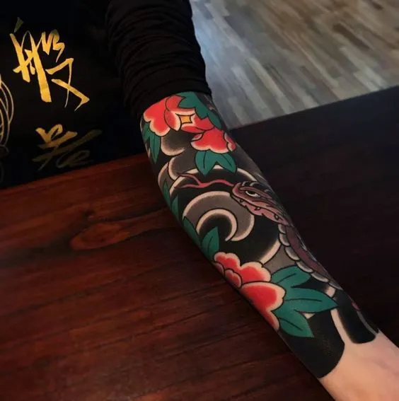 Top 555+ hình xăm nửa tay cho nam và nữ chọn lọc - Genztattoo