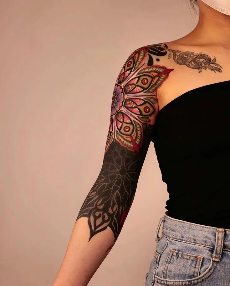 Top 555+ hình xăm nửa tay cho nam và nữ chọn lọc - Genztattoo