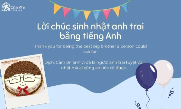 Những Lời Chúc Sinh Nhật Anh Trai Ý Nghĩa Chân Thành