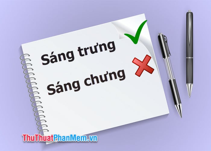 'Sáng chưng' hay 'sáng trưng'? Lựa chọn từ nào đúng với chính tả tiếng Việt