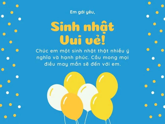 74 lời chúc mừng sinh nhật em gái nhỏ ngập tràn yêu thương