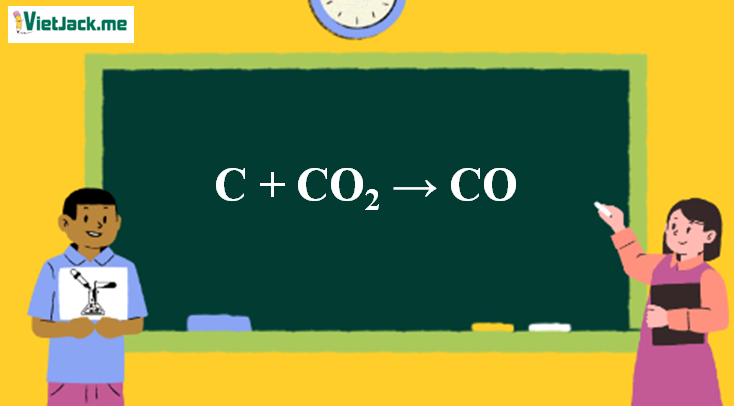 C + CO2 → CO | C ra CO