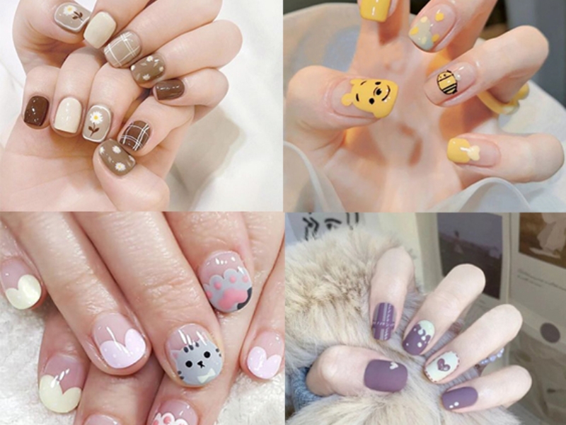 Những mẫu nail cho bé gái cực xinh và đáng yêu