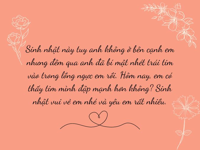 100 lời chúc mừng sinh nhật vợ hay và ý nghĩa nhất