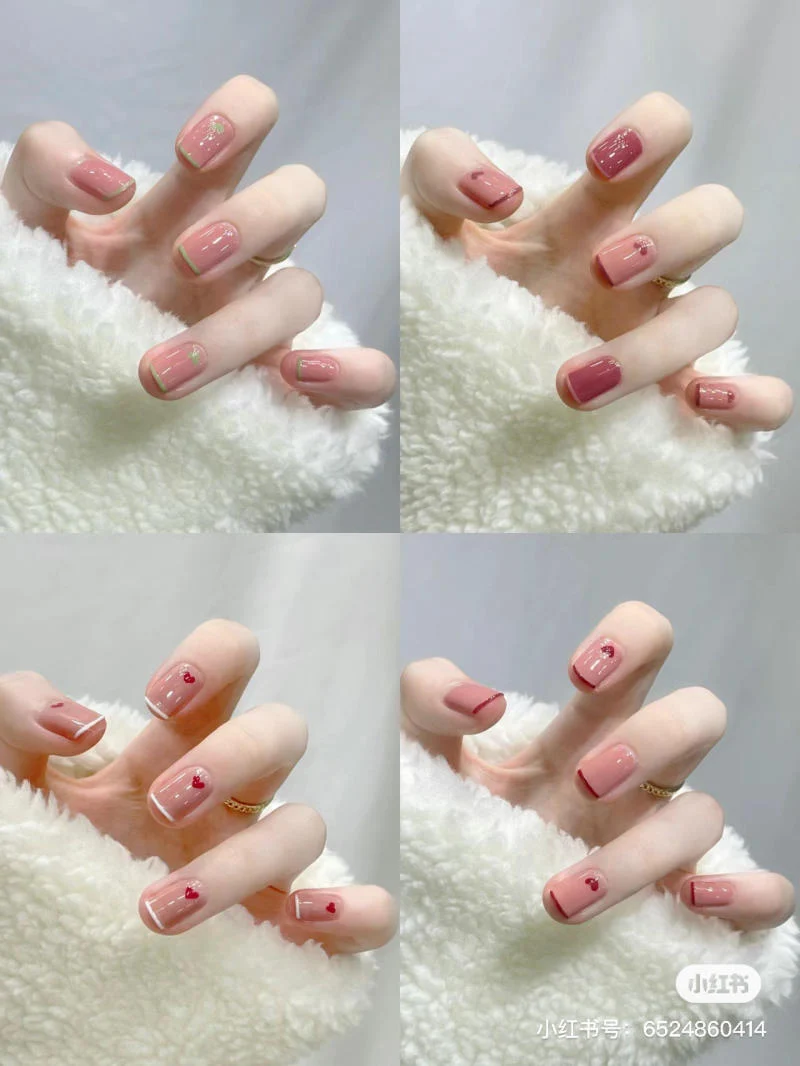 100+ mẫu nail màu hồng cực xinh cho cô nàng kẹo ngọt