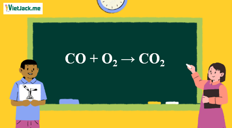 CO + O2 → CO2 | CO ra CO2