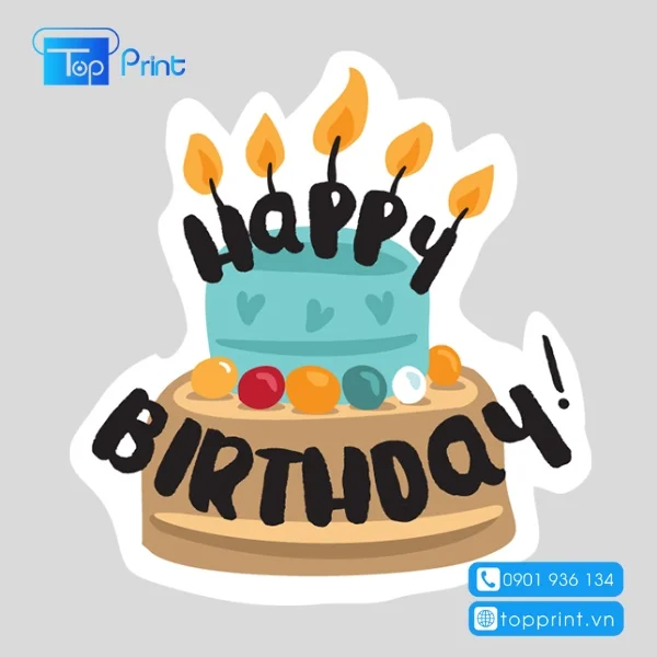 22+ mẫu sticker sinh nhật, happy birthday đẹp lung linh [File Download] 