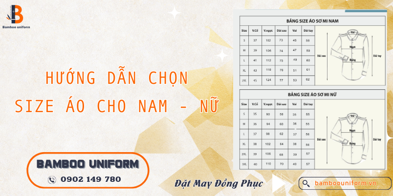 Hướng dẫn chọn size áo đồng phục chi tiết chính xác nhất