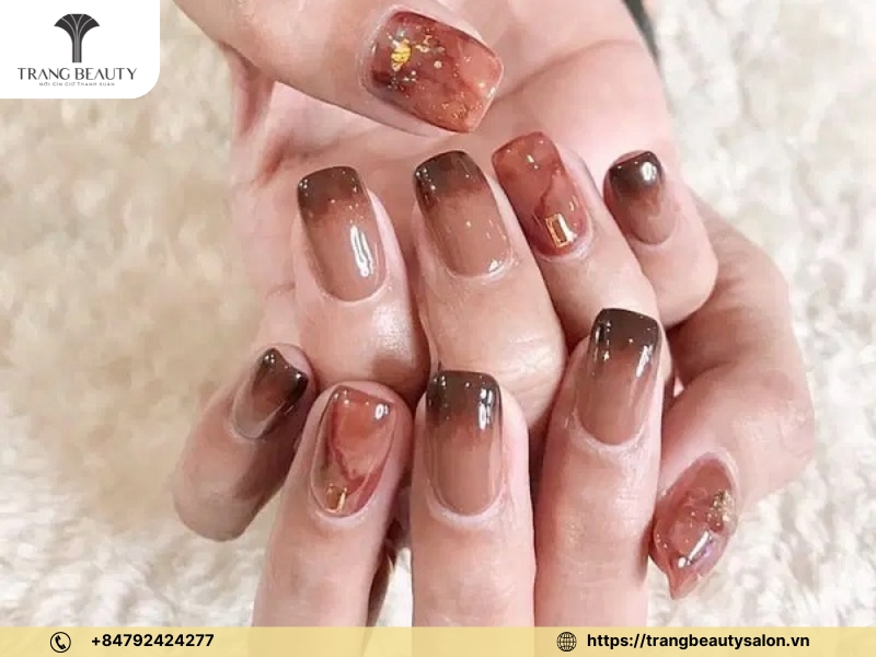 70+ Mẫu nail thạch nâu đẹp sang chảnh và thu hút nhất