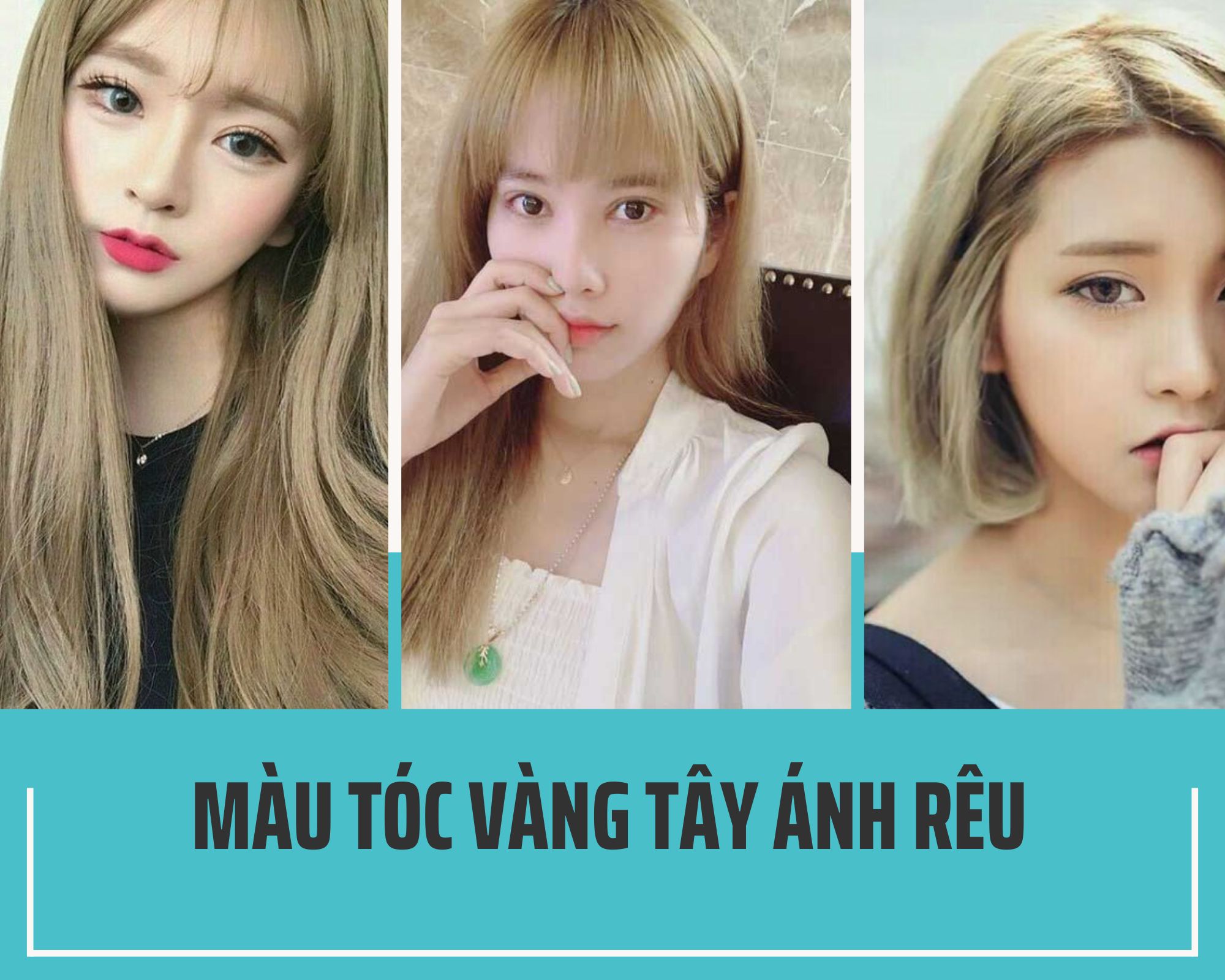 Top 10 Màu tóc vàng tây đẹp trẻ trung tôn da quyến rũ nhất