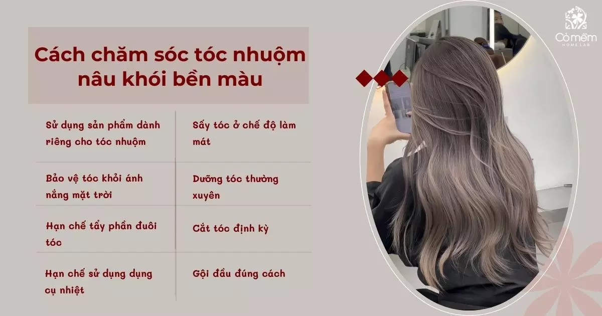 101+ kiểu tóc màu nâu khói