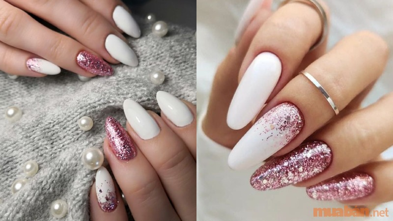 Top 10 mẫu nail cô dâu màu trắng nhẹ nhàng, sang trọng