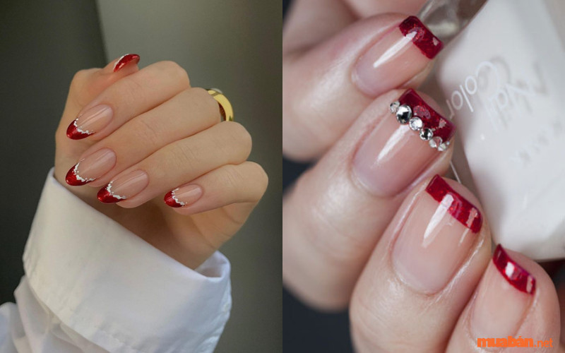 Top 16 mẫu nail màu đỏ rượu quyến rũ, sang trọng