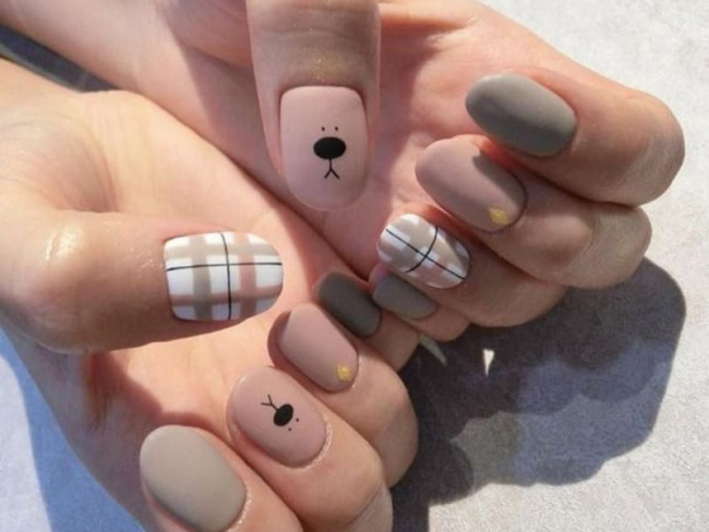 Top 50 mẫu nail Gấu Brown dễ thương cho phái đẹp