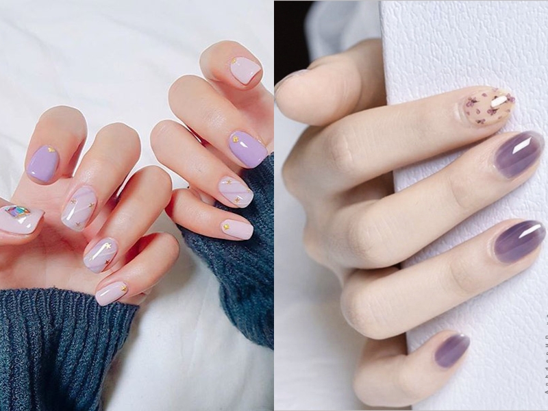 15+ Mẫu Nail Tím Đẹp Phong Cách Nhất Hiện Nay