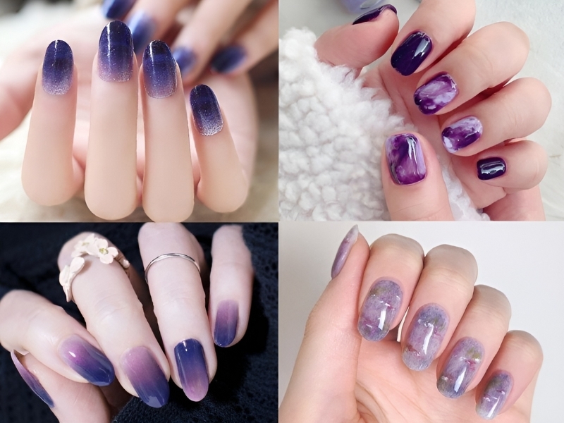 15+ Mẫu Nail Tím Đẹp Phong Cách Nhất Hiện Nay