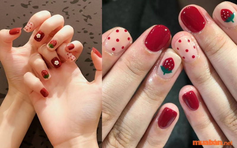 Top 16 mẫu nail màu đỏ rượu quyến rũ, sang trọng