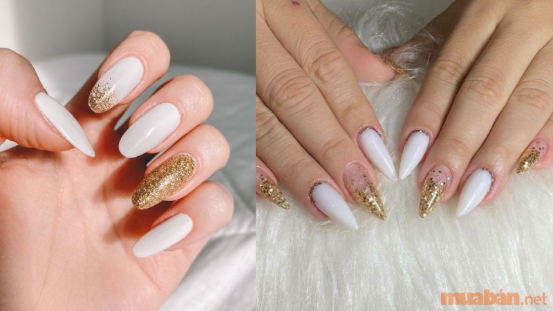 Top 10 mẫu nail cô dâu màu trắng nhẹ nhàng, sang trọng