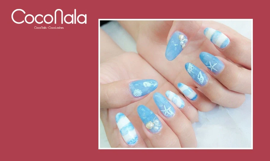 Tận hưởng mùa hè với các mẫu nail đi biển đẹp và cực kỳ độc đáo