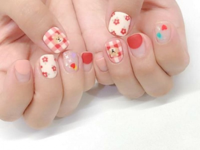 Top 50 mẫu nail Gấu Brown dễ thương cho phái đẹp