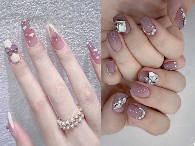 15+ Mẫu Nail Tím Đẹp Phong Cách Nhất Hiện Nay