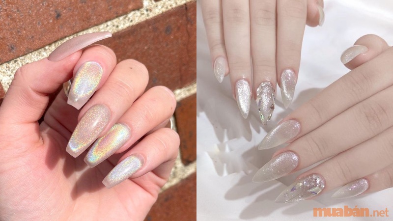 Top 10 mẫu nail cô dâu màu trắng nhẹ nhàng, sang trọng