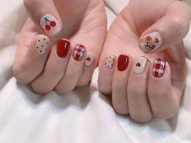 Top 50 mẫu nail Gấu Brown dễ thương cho phái đẹp