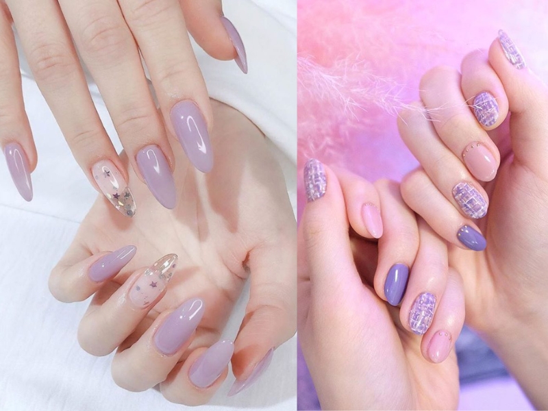 15+ Mẫu Nail Tím Đẹp Phong Cách Nhất Hiện Nay