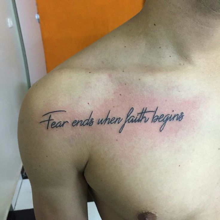 Tổng hợp 888+ hình xăm chữ ở vai độc đáo và ấn tượng - Genztattoo