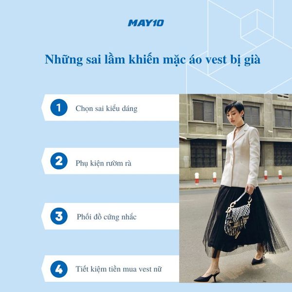 [Mẹo] Cách mặc vest nữ không bị già mà vẫn sang trọng, thời thượng