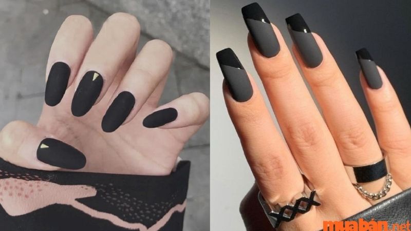 101+ Mẫu nail màu đen thời thượng, cá tính cho các nàng sành điệu