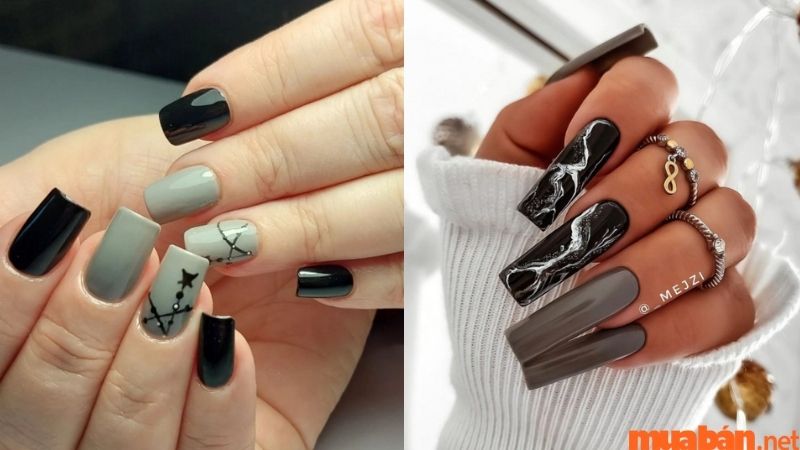 101+ Mẫu nail màu đen thời thượng, cá tính cho các nàng sành điệu