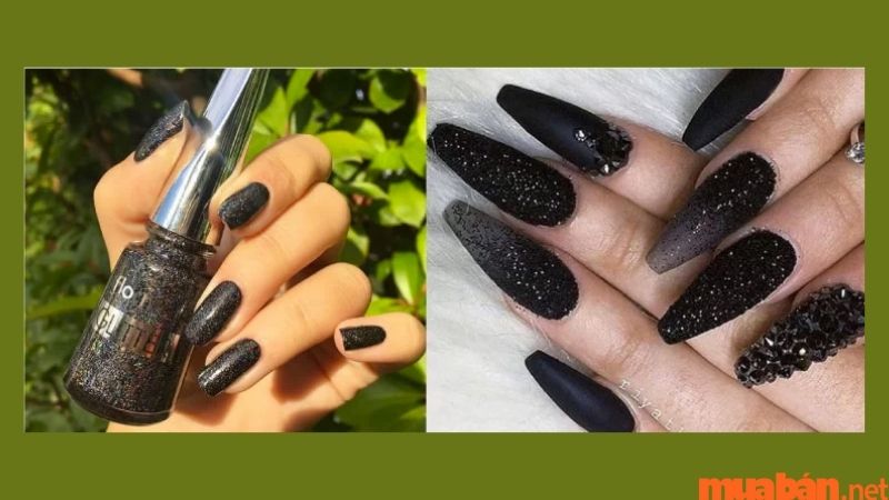 101+ Mẫu nail màu đen thời thượng, cá tính cho các nàng sành điệu