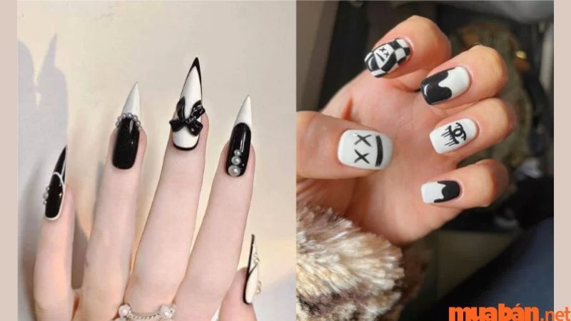 101+ Mẫu nail màu đen thời thượng, cá tính cho các nàng sành điệu