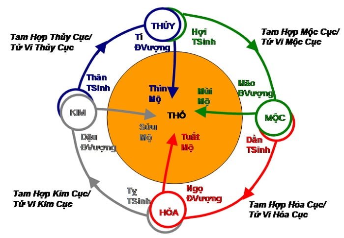 Tam hợp, tứ hành xung là gì? Đặc trưng nhóm tam hợp 12 con giáp