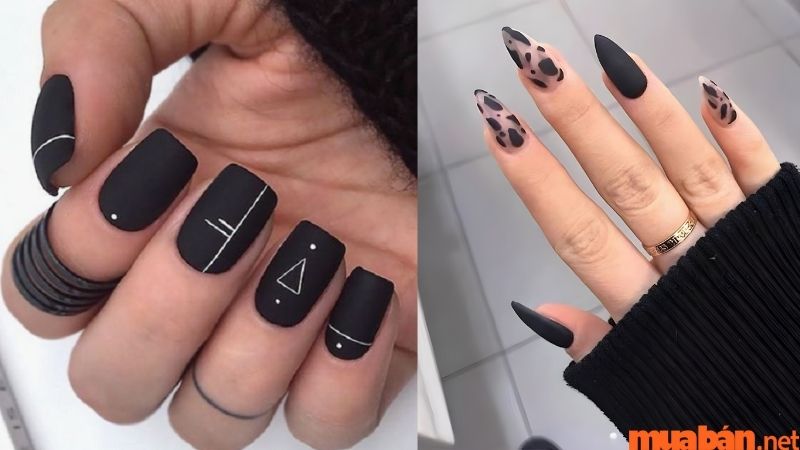 101+ Mẫu nail màu đen thời thượng, cá tính cho các nàng sành điệu