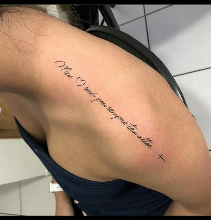 Tổng hợp 888+ hình xăm chữ ở vai độc đáo và ấn tượng - Genztattoo