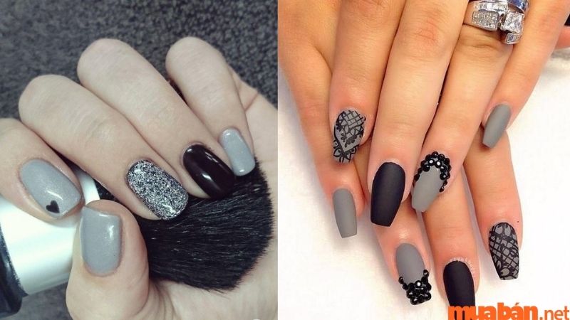 101+ Mẫu nail màu đen thời thượng, cá tính cho các nàng sành điệu