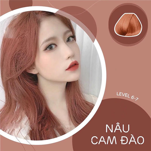 Top 10 màu tóc nâu cam đẹp ấn tượng trẻ trung hot nhất hiện nay