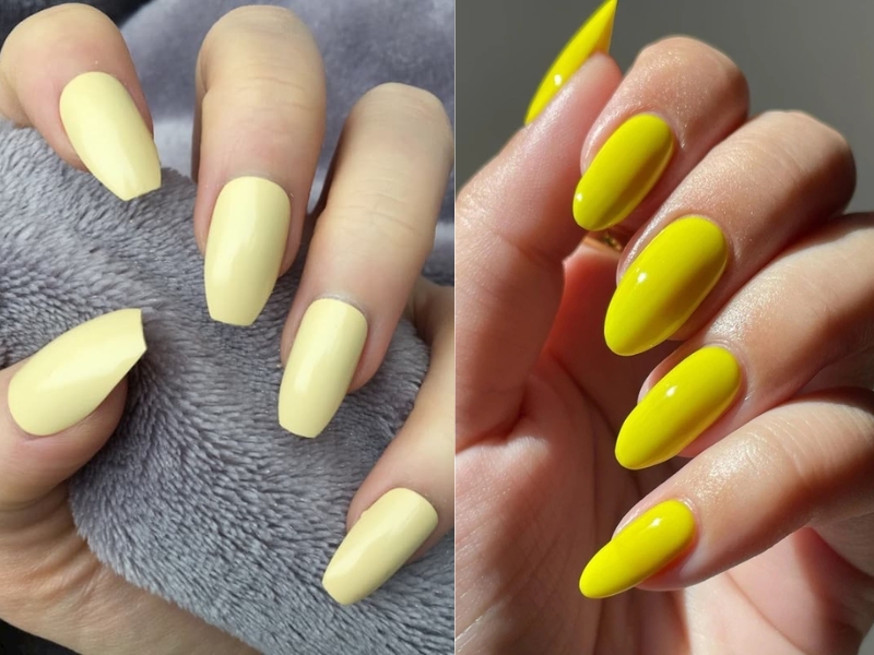 15+ Mẫu Nail Màu Vàng Đẹp Sang Chảnh Cho Chị Em