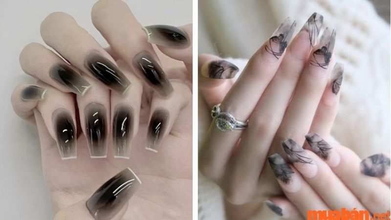 101+ Mẫu nail màu đen thời thượng, cá tính cho các nàng sành điệu