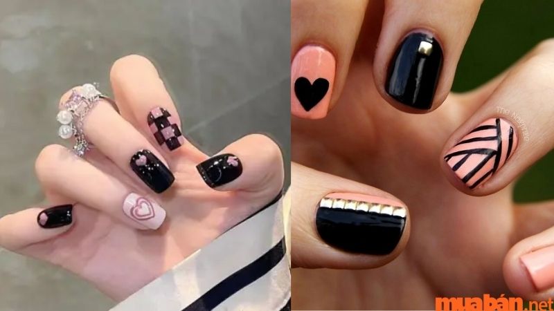 101+ Mẫu nail màu đen thời thượng, cá tính cho các nàng sành điệu