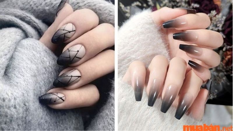 101+ Mẫu nail màu đen thời thượng, cá tính cho các nàng sành điệu