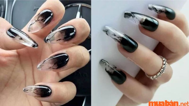 101+ Mẫu nail màu đen thời thượng, cá tính cho các nàng sành điệu