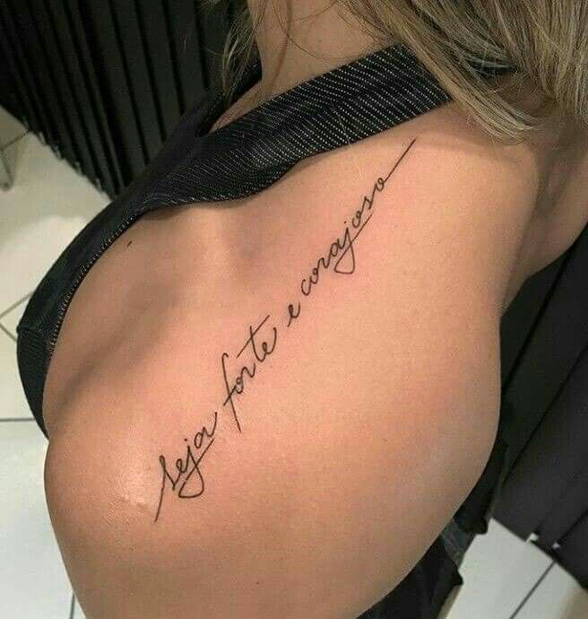 Tổng hợp 888+ hình xăm chữ ở vai độc đáo và ấn tượng - Genztattoo