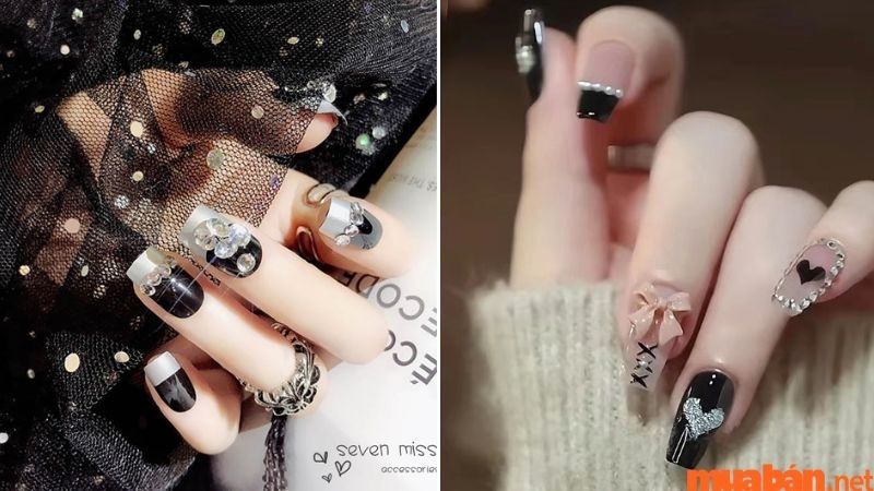 101+ Mẫu nail màu đen thời thượng, cá tính cho các nàng sành điệu