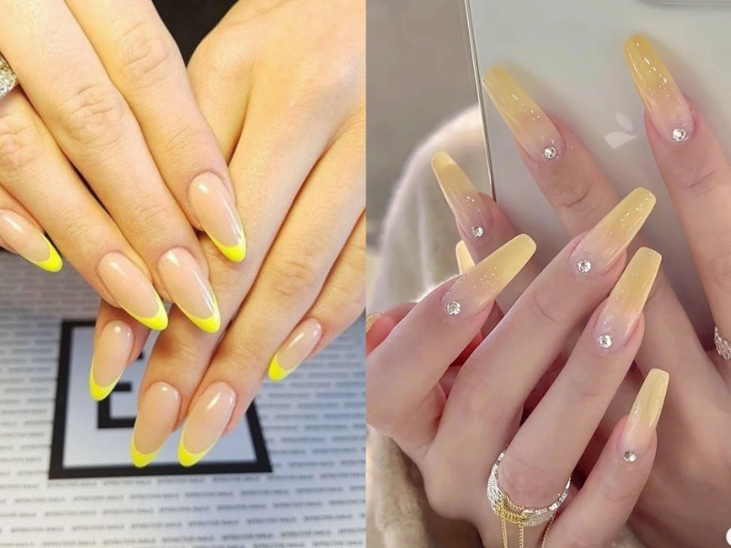 15+ Mẫu Nail Màu Vàng Đẹp Sang Chảnh Cho Chị Em